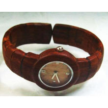 Hlw048 OEM Men′s and Women′s Wooden Watch Bamboo Watch High Quality Wrist Watch